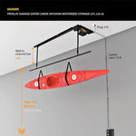 Garage Gator Single Canoe and Kayak Hoist Kit-66068K-Garage Giant