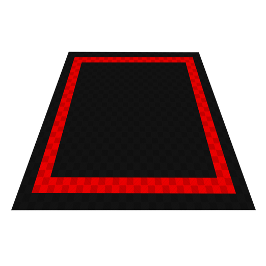 Swisstrax 2-Car Garage Bundle In Ribtrax Pro Tiles (Border - Black, Red)-KIT-RP2-BRDR304-Garage Giant