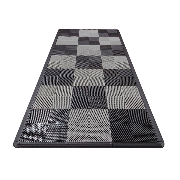 Swisstrax Motorcycle Garage Floor Mat In Ribtrax Pro Tiles