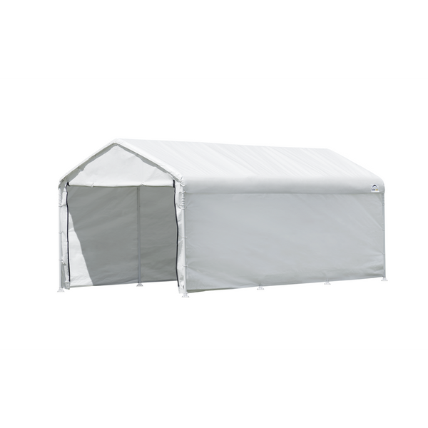 2 In 1 Shelterlogic Supermax Canopy 10 x 20 Ft. And Enclosure Kit Garage Giant