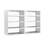 Newage Products Pro 3.0 Series 2-Piece 72" Wall Rack-56879-White-Garage Giant