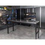 Newage Products Pro 3.0 Series 84" Adjustable Workbench-55216-Black-Bamboo Worktop-Garage Giant