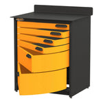 Swivel Storage Solutions Workbench With Drawers, 6-Drawer Modular Base Inline Storage Unit-PRO803606-Garage Giant