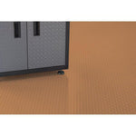G-Floor Diamond Garage Floor Mat-GF75DT510SG-Slate Grey-5' x 10'-Garage Giant