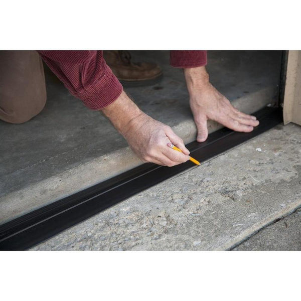 Garage Door Threshold Floor Bottom Seal – 8 Feet, Weatherproof Rubber Strip