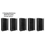 Newage Products Bold 3.0 Series 10-Piece Garage Cabinet Set With Project Center-50514-Grey-Bamboo Worktop-None-Garage Giant