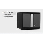 Newage Products Bold 3.0 Series 10-Piece Garage Cabinet Set With Project Center-50514-Grey-Bamboo Worktop-None-Garage Giant