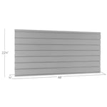 Newage Products Bold 3.0 Series Slatwall Backsplash-51701-48"-Garage Giant