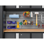 Newage Products Bold 3.0 Series Slatwall Backsplash-51701-48"-Garage Giant