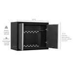Newage Products Pro 3.0 Series 10-Piece Garage Cabinet Set With 2-Door Base Cabinet-52050-Grey-Bamboo Worktop-None-Garage Giant
