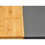 Newage Products Pro 3.0 Series 10-Piece Garage Cabinet Set With 2-Door Base Cabinet-52050-Grey-Bamboo Worktop-None-Garage Giant