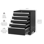 Newage Products Pro 3.0 Series 12-Piece Garage Cabinet Set-52153-Grey-Bamboo Worktop-None-Garage Giant