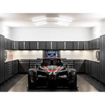 Newage Products Pro 3.0 Series 8-Piece Wall Storage System (4X 28", 4X 42")-56857-Grey-Garage Giant