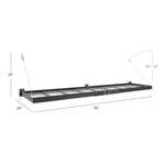 Newage Products Pro 3.0 Series Garage Shelf-40404-Black-1x 2ft. x 4ft.-Garage Giant