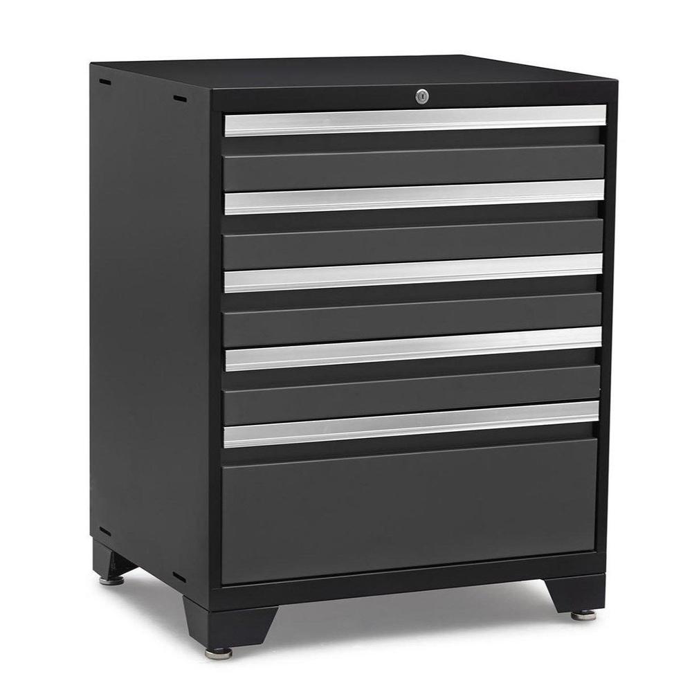 Newage Products Pro 3.0 Series 5-Drawer Tool Cabinet-52004-Grey-Garage Giant