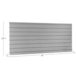 Newage Products Pro 3.0 Series Slatwall Backsplash-51713-56"-Garage Giant