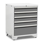 Newage Products Pro 3.0 Series 5-Drawer Tool Cabinet-52404-Platinum-Garage Giant