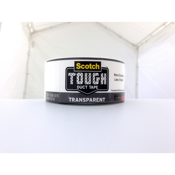 Shelterlogic Scotch Tough Transparent Duct Tape Garage Giant