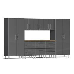 Ulti-MATE Garage Cabinets 9-Piece Set With 3X Tool Drawer Cabinets-UG22092G-Graphite Grey-Garage Giant