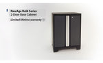 NewAge Garage Cabinets Bold Series 4-Piece Cabinet Set with Tool, Base Cabinets, Slatwall Backsplash and Worktop-63008-Garage Giant 
