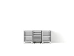 NewAge Garage Cabinets Bold XL Series 4PC Garage Cabinetry Set, 20-24 Gauge Steel, Fully Welded, 72" W x 18" D x 35.75" H-64583-Garage Giant 