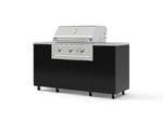 NewAge Outdoor Kitchens Outdoor Grill Island Aluminum 6-Piece Cabinet Set with Casters and 1 Door, Grill Cabinet, Performance Grill, Countertops | 74104 