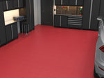 NewAge Garage Flooring Diamond Pattern Polypropylene Garage Flooring Tiles 400 sq. ft. Flooring Bundle - Red | 12562 