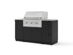 NewAge Outdoor Kitchens Outdoor Grill Island Stainless-Steel 5-Piece Cabinet Set with Sink, 3 Drawer, Grill Cabinet, Performance Grill and Stainless Steel Countertop | 70150 