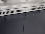 NewAge Outdoor Kitchens Stainless Steel 6-Piece Cabinet Set with Sink, Bar, Grill Cabinet, Platinum Grill, Countertop and Glass Door Fridge-71465-Garage Giant 