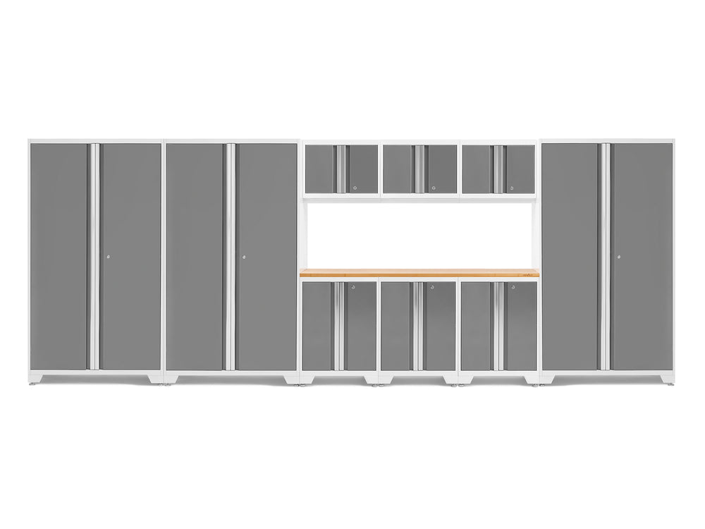NewAge Garage Cabinets Bold Series 10-Piece Cabinet Set with 42 in. RTA Lockers-73084-Garage Giant