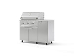 NewAge Outdoor Kitchens Outdoor Grill Island Stainless-Steel 4-Piece Cabinet Set with Casters and 1 Door, Grill Cabinet, Performance Grill, Countertop | 74824 