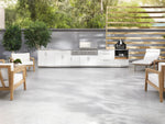 NewAge Outdoor Kitchens Stainless-Steel 5-Piece Cabinet Set with 3-Drawer, Bar, Grill Cabinet, Performance Grill and Countertop-73329-Garage Giant 