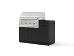 NewAge Outdoor Kitchens Outdoor Grill Island Stainless-Steel 3-Piece Cabinet Set with 3-Drawer, Grill Cabinet and Performance Grill - (Natural Gas) | Garage Giant 