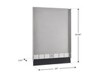 NewAge Outdoor Kitchens Classic Series Stainless Steel 24 in. Fridge Bracket Assembly-67702-Garage Giant 