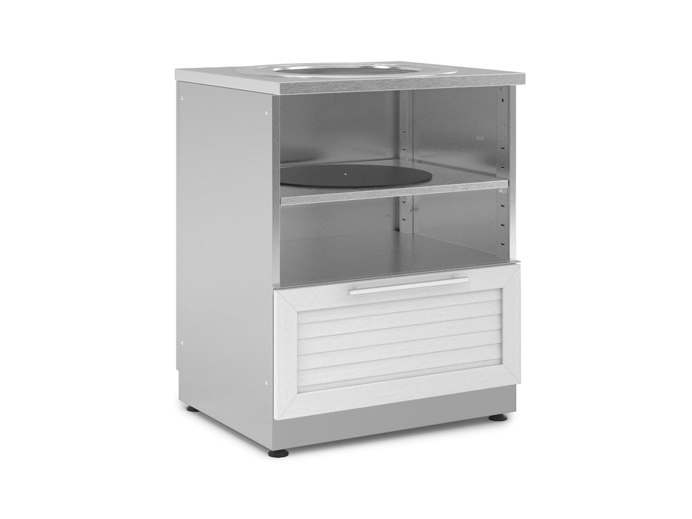 NewAge Outdoor Kitchens Stainless Steel Kamado Cabinet-70410-Garage Giant