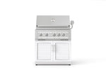 NewAge Outdoor Kitchens Stainless Steel 2-Piece Cabinet set with Grill Cabinet and Platinum Grill-74798-Garage Giant 