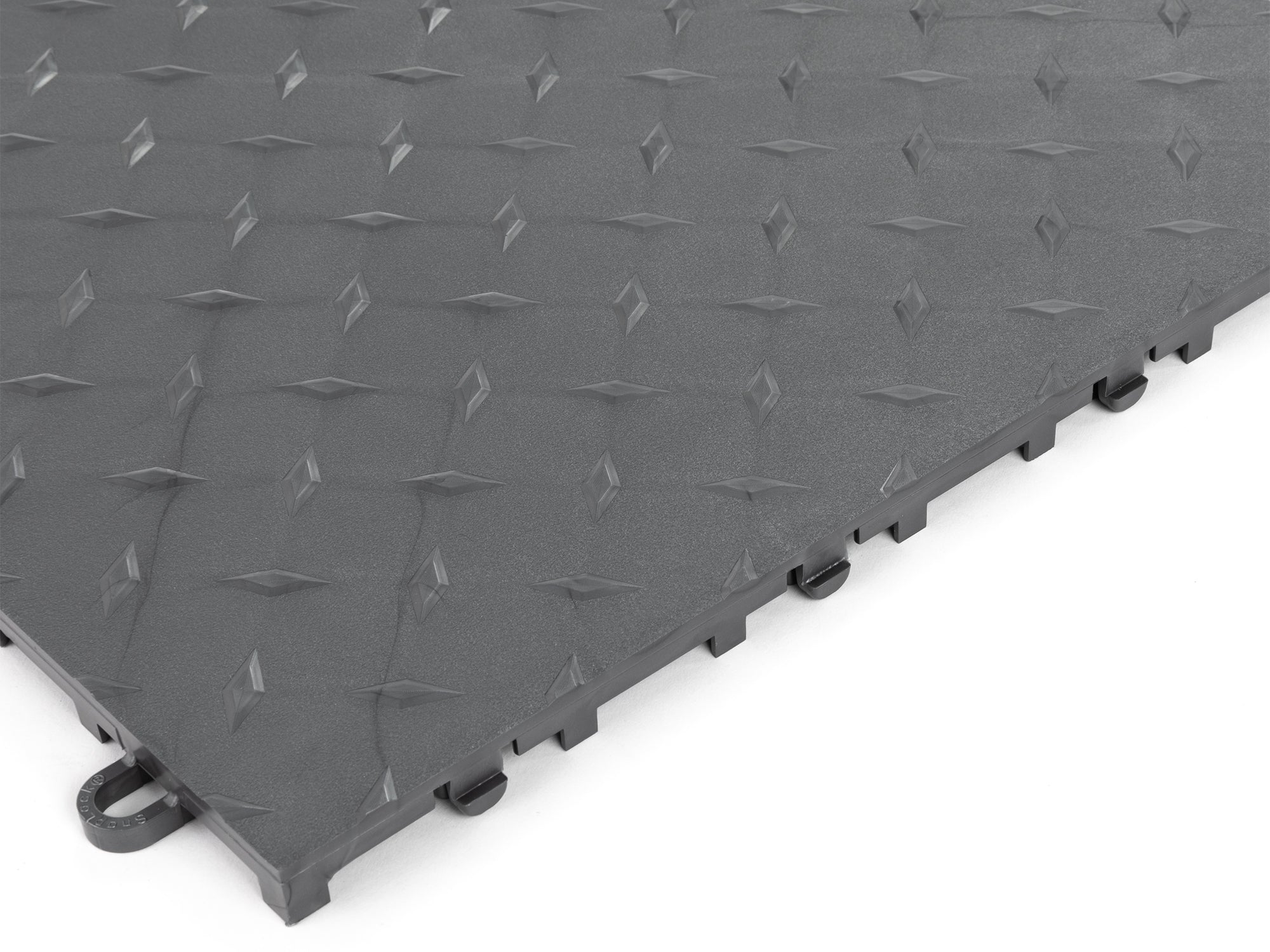 NewAge Garage Flooring Diamond Pattern Polypropylene Garage Flooring ...