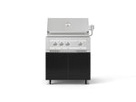 NewAge Outdoor Kitchens Aluminum 2-Piece Cabinet Set with Casters, Grill Cabinet and Platinum Grill-72915-Garage Giant 