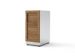 NewAge Outdoor Kitchens Stainless Steel Louvered Doors 16 in. 1-Door Cabinet-65624-Garage Giant 