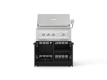 NewAge Outdoor Kitchens Stainless Steel 2-Piece Cabinet set with Grill Cabinet and Platinum Grill-74785-Garage Giant 
