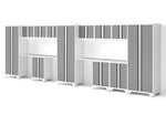 NewAge Garage Cabinets Bold Series 14PC Garage Cabinetry Set, 24-Gauge Steel, Fully Welded, 234" W x 18" D x 76.75" H-56795-Garage Giant 