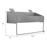 Proslat Shelf and Paper Towel Holder-10029-Garage Giant 