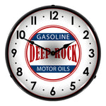 Collectable Sign and Clock Deep Rock Motor Oils Backlit Wall Clock-1012275-Garage Giant 