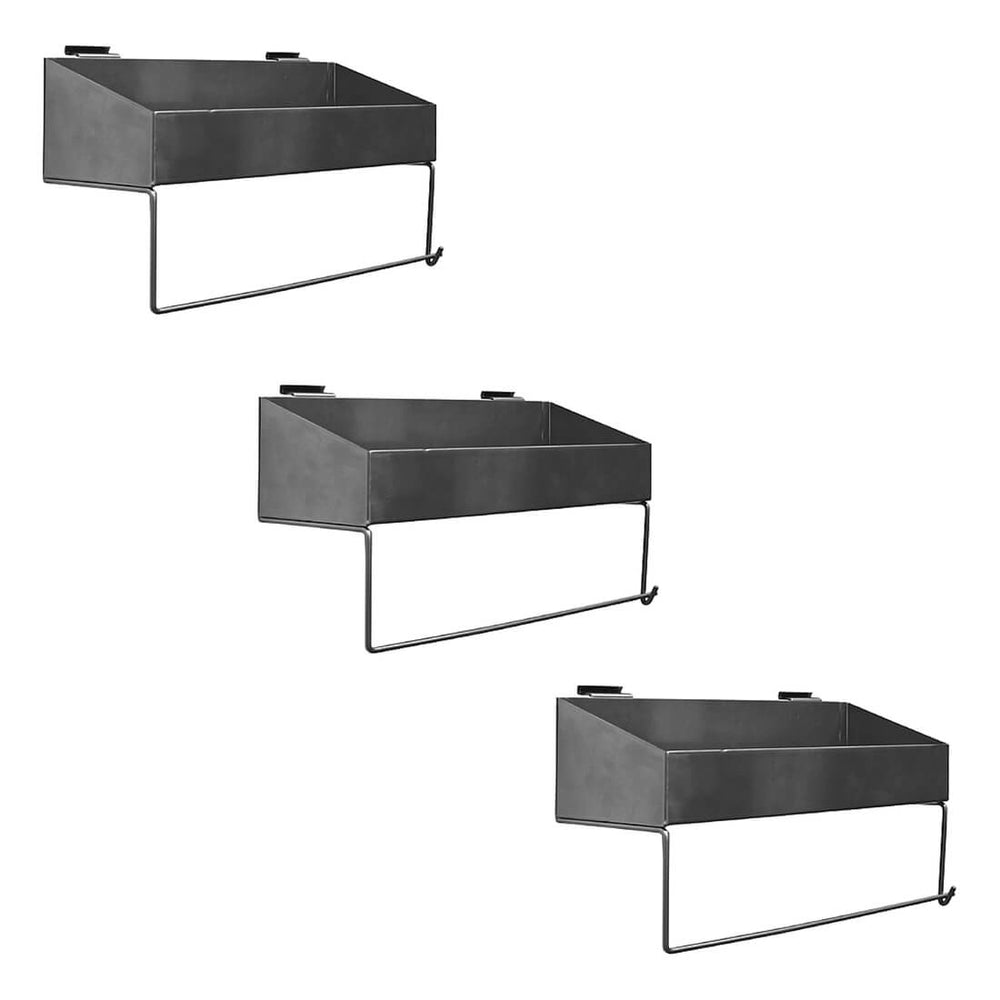 Proslat Shelf and Paper Towel Holder (3-Pack)-10329K-Garage Giant