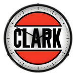 Collectable Sign and Clock Clark Oil Backlit Wall Clock-1101282-Garage Giant 