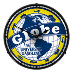Collectable Sign and Clock Globe Gasoline Backlit Wall Clock-1102291-Garage Giant 