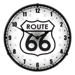 Collectable Sign and Clock Route 66 Backlit Wall Clock-1102294-Garage Giant 