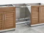 NewAge Outdoor Kitchens Classic Series Stainless Steel 24 in. Fridge Bracket Assembly-67701-Garage Giant 