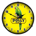 Collectable Sign and Clock Polly Gas Backlit Wall Clock-1206373-Garage Giant 