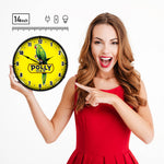 Collectable Sign and Clock Polly Gas Backlit Wall Clock-1206373-Garage Giant 